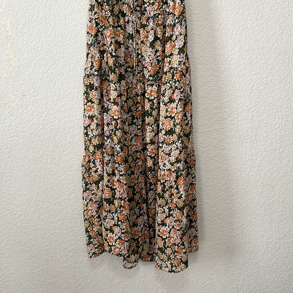 ASTR Floral Print Cutout Maxi Dress - Picture 14 of 17
